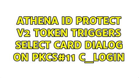 athena smart card pkcs11|athena card drivers windows 10.